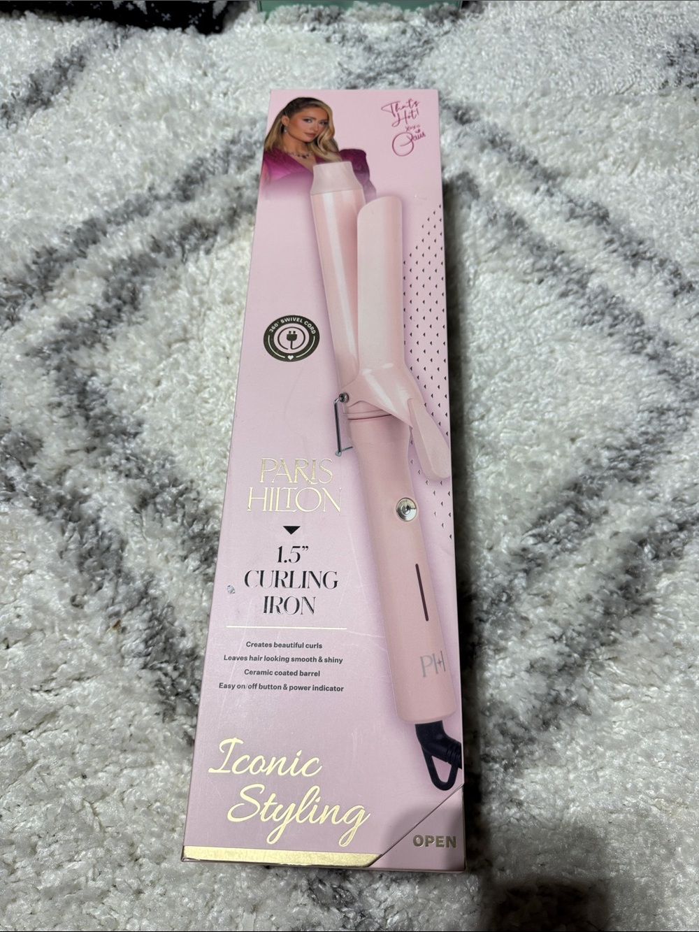 Paris Hilton Pink 1.5" Curling Iron